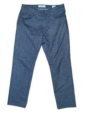 Brax Pants Mens 32  Gray Straight Regular Fit Cooper Fancy Trouser Preppy